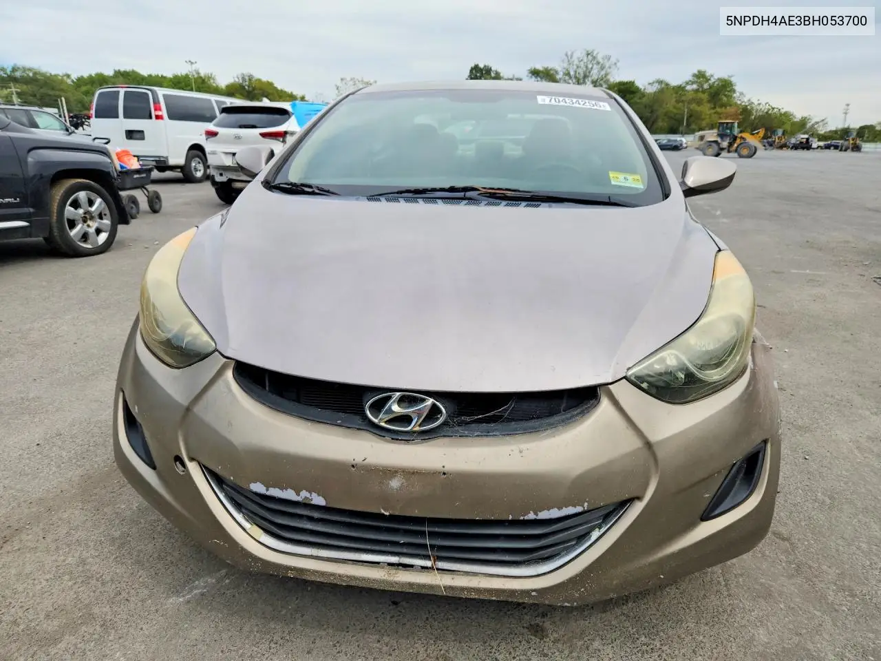 2011 HYUNDAI ELANTRA VIN 5NPDH4AE3BH053700 — фото 5