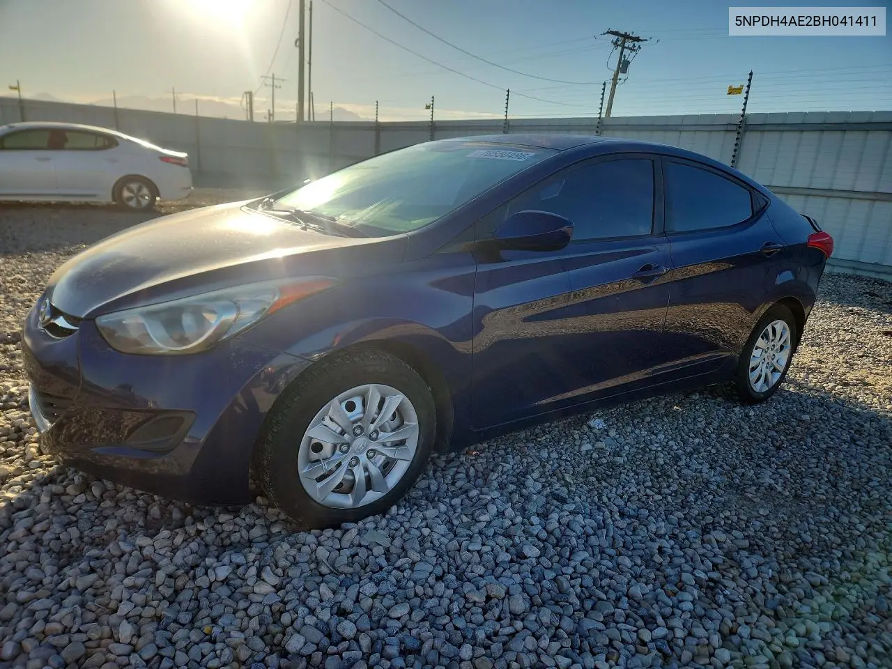 HYUNDAI ELANTRA 2011, VIN 5NPDH4AE2BH041411