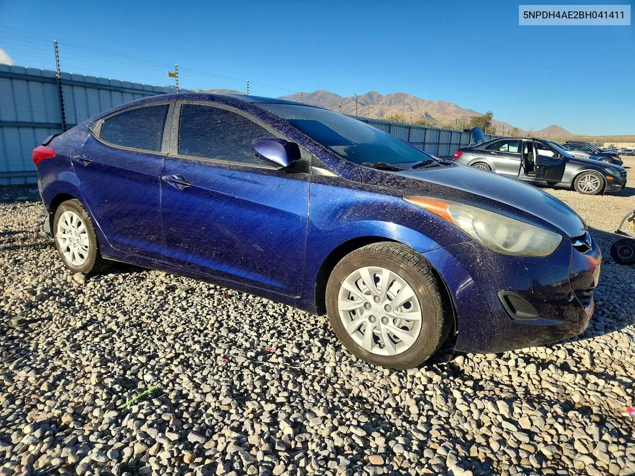2011 HYUNDAI ELANTRA VIN 5NPDH4AE2BH041411 — фото 4