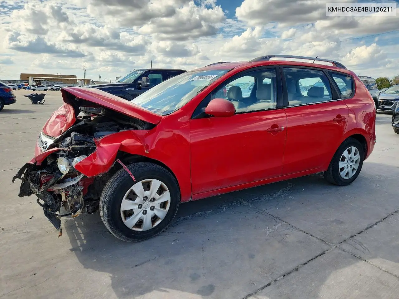 HYUNDAI ELANTRA 2011, VIN KMHDC8AE4BU126211