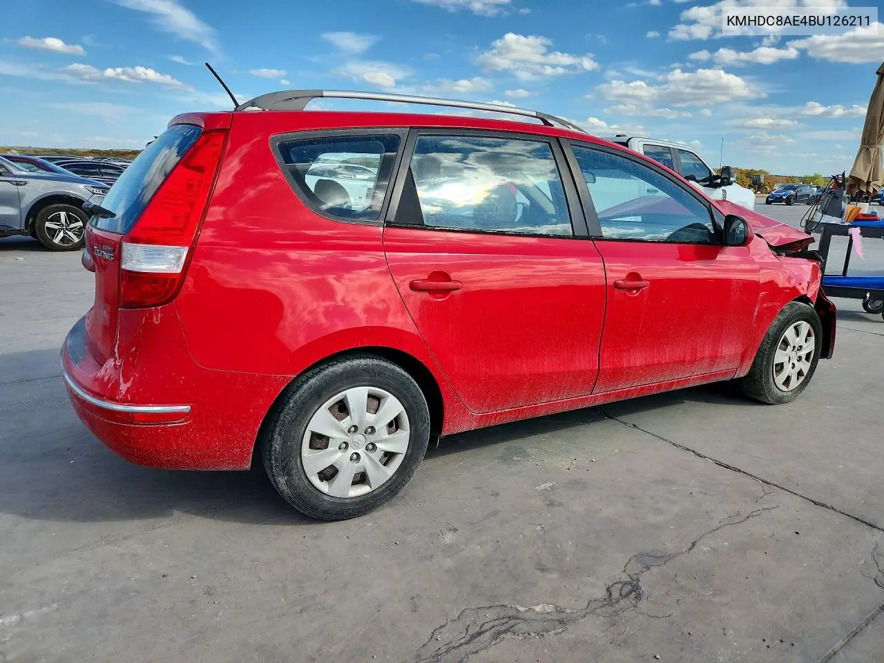 2011 HYUNDAI ELANTRA VIN KMHDC8AE4BU126211 — фото 3