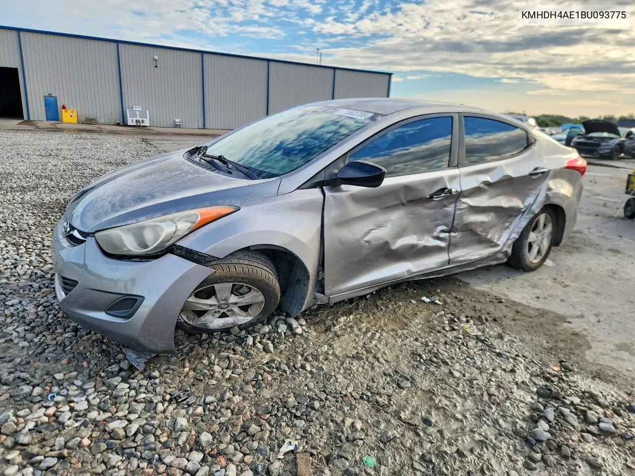 HYUNDAI ELANTRA 2011, VIN KMHDH4AE1BU093775