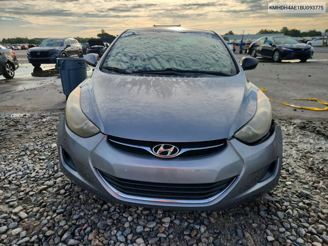 2011 HYUNDAI ELANTRA VIN KMHDH4AE1BU093775 — фото 5