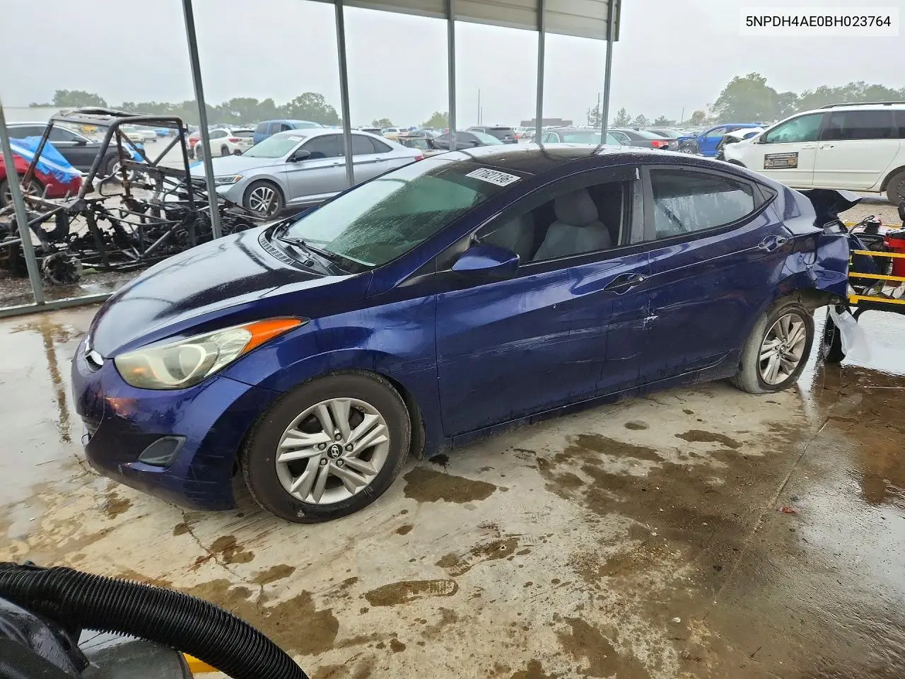 HYUNDAI ELANTRA 2011, VIN 5NPDH4AE0BH023764