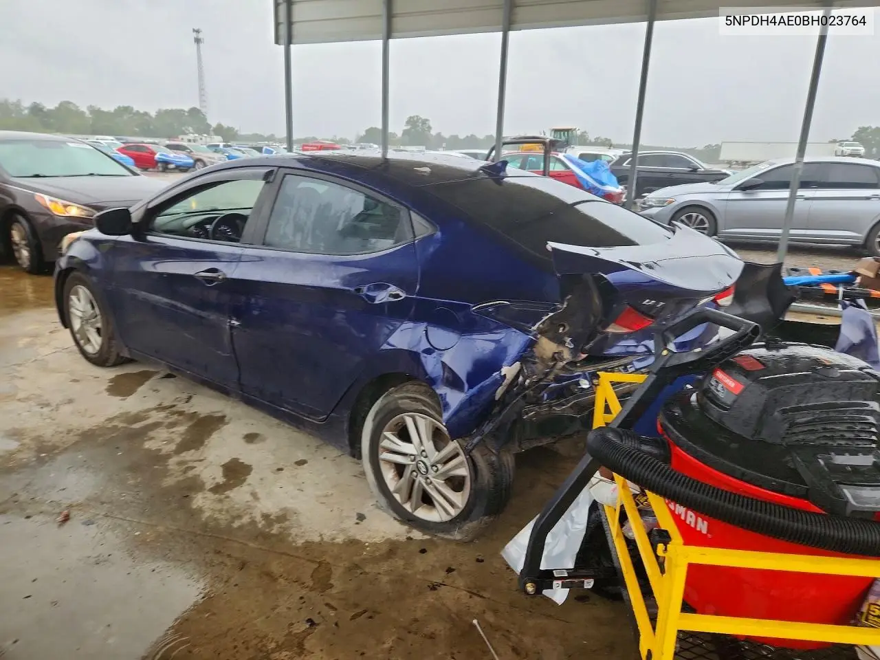 2011 HYUNDAI ELANTRA VIN 5NPDH4AE0BH023764 — фото 2