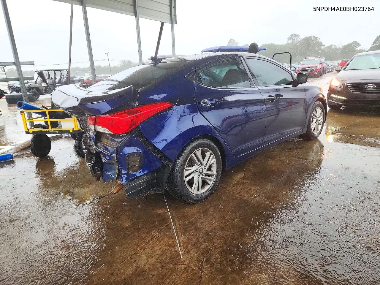 2011 HYUNDAI ELANTRA VIN 5NPDH4AE0BH023764 — фото 3