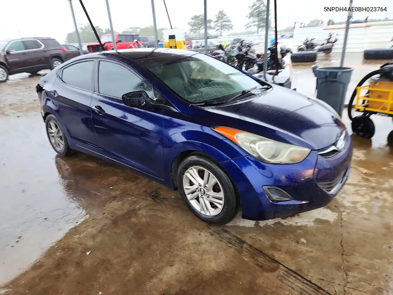 2011 HYUNDAI ELANTRA VIN 5NPDH4AE0BH023764 — фото 4