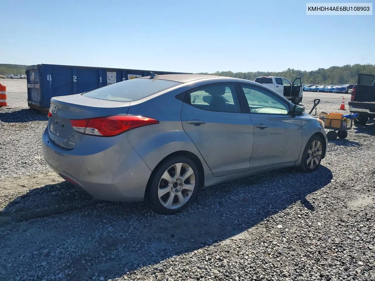 2011 HYUNDAI ELANTRA VIN KMHDH4AE6BU108903 — фото 3