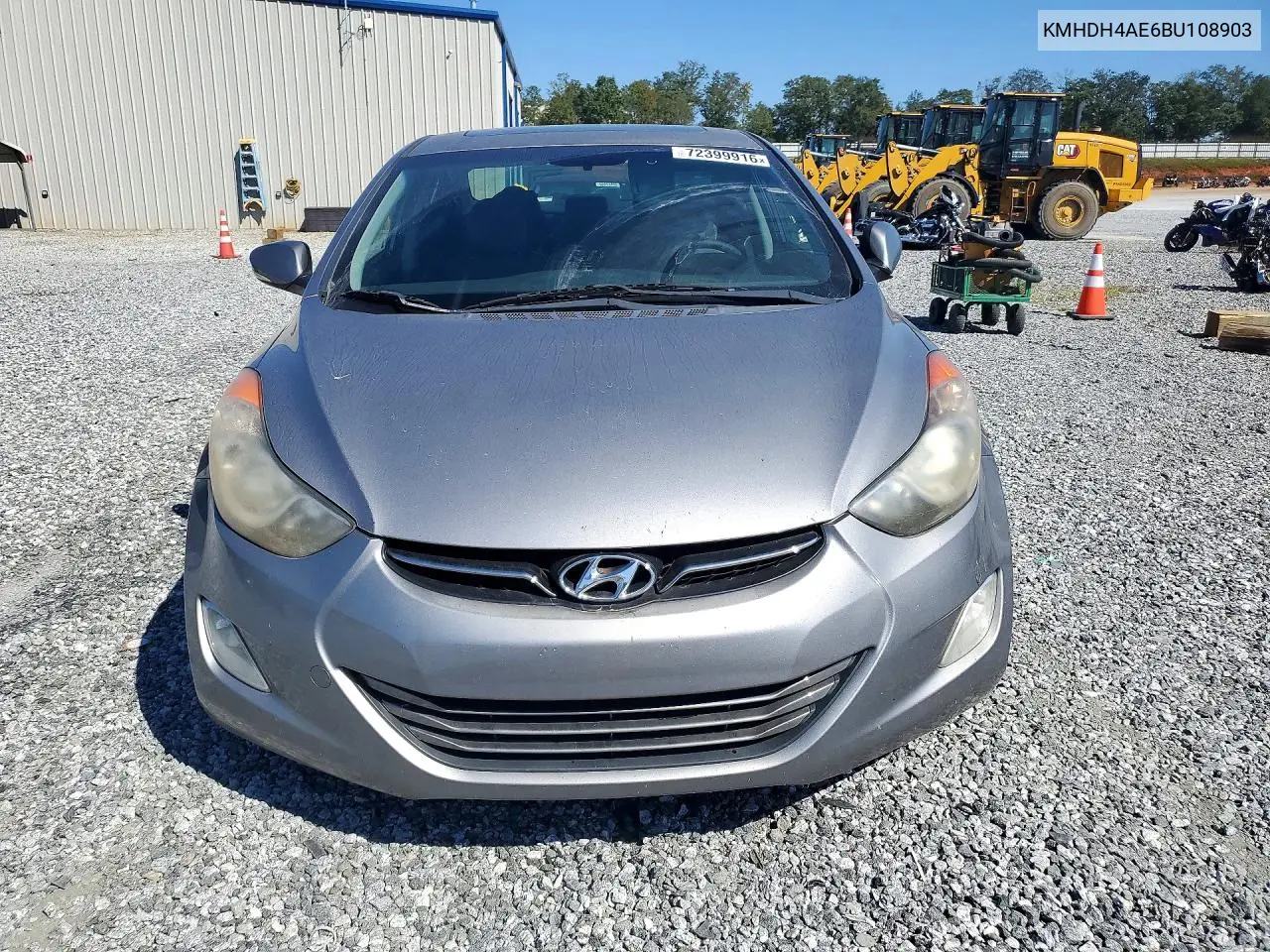2011 HYUNDAI ELANTRA VIN KMHDH4AE6BU108903 — фото 5