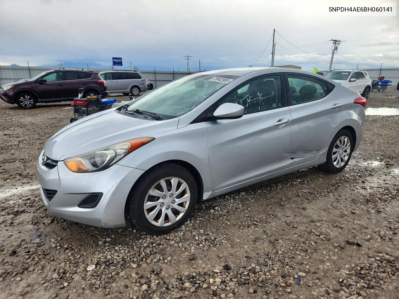 HYUNDAI ELANTRA 2011, VIN 5NPDH4AE6BH060141