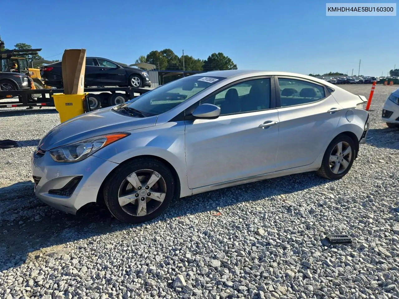 HYUNDAI ELANTRA 2011, VIN KMHDH4AE5BU160300
