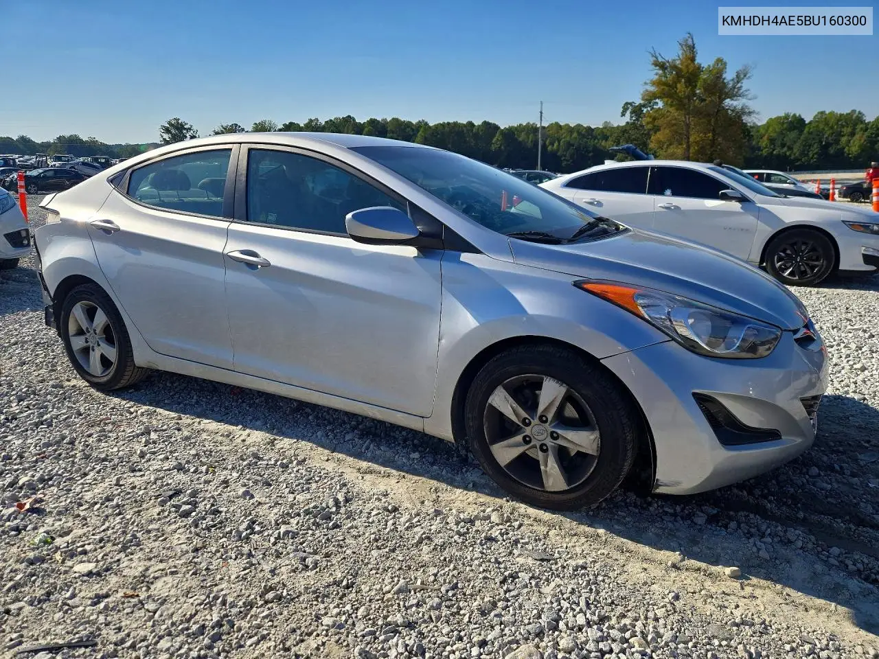 2011 HYUNDAI ELANTRA VIN KMHDH4AE5BU160300 — фото 4