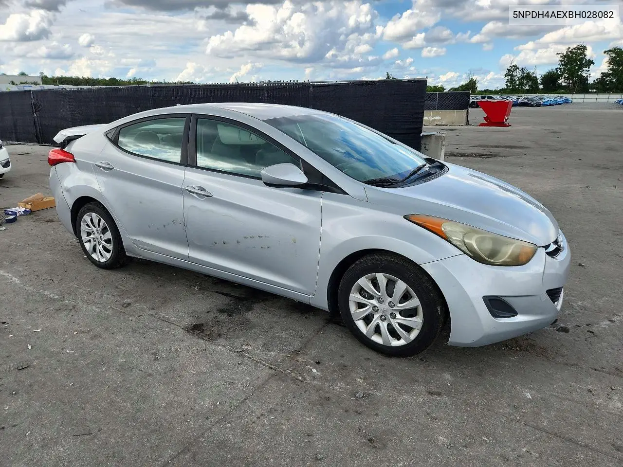 2011 HYUNDAI ELANTRA VIN 5NPDH4AEXBH028082 — фото 4
