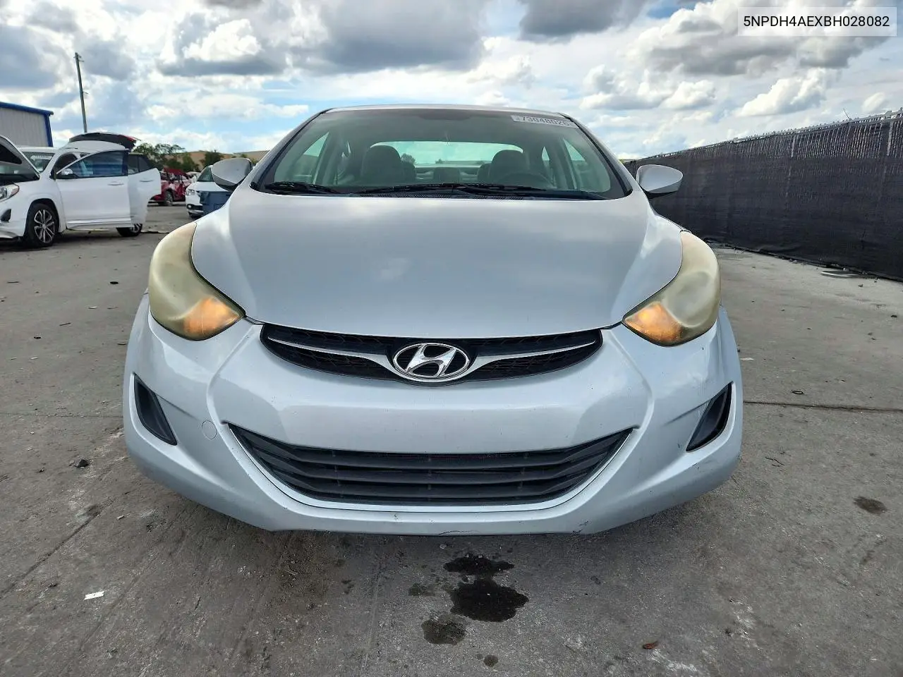 2011 HYUNDAI ELANTRA VIN 5NPDH4AEXBH028082 — фото 5