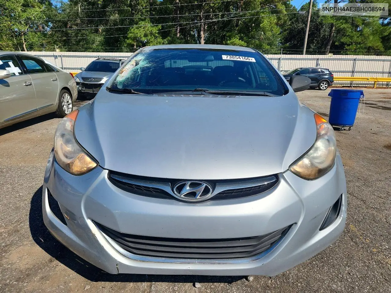 2011 HYUNDAI ELANTRA VIN 5NPDH4AE3BH008594 — фото 5