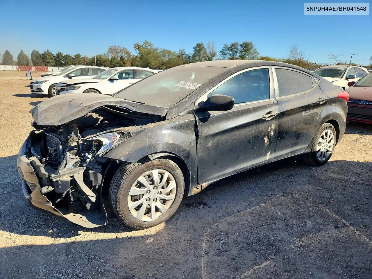 HYUNDAI ELANTRA 2011, VIN 5NPDH4AE7BH041548