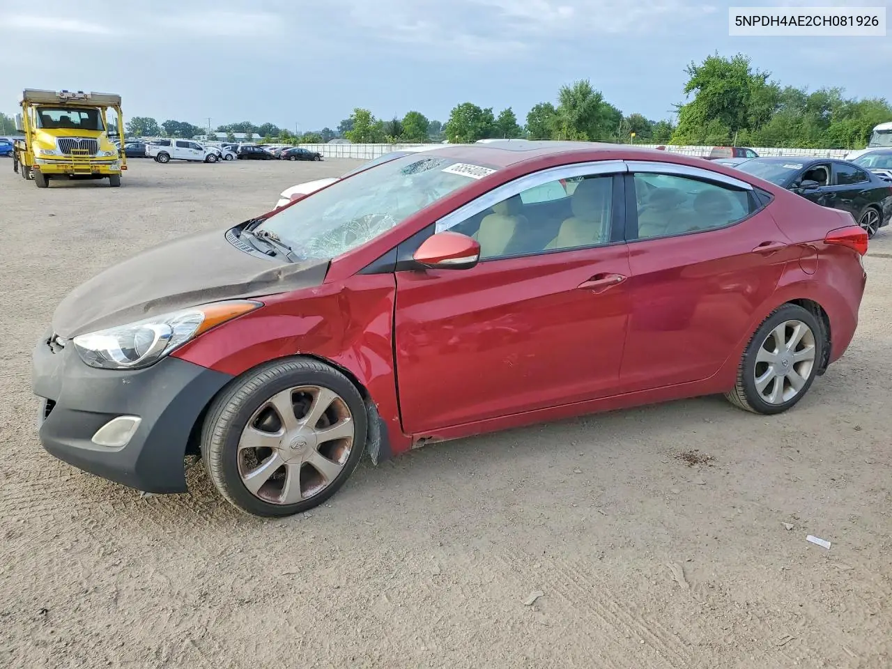 HYUNDAI ELANTRA 2012, VIN 5NPDH4AE2CH081926
