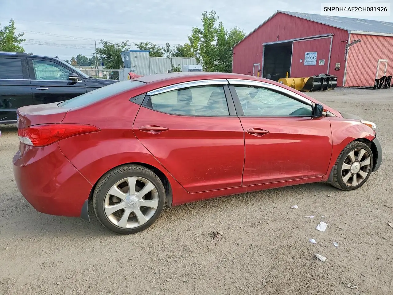 2012 HYUNDAI ELANTRA VIN 5NPDH4AE2CH081926 — фото 3