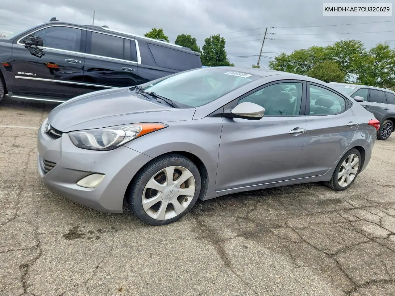 HYUNDAI ELANTRA 2012, VIN KMHDH4AE7CU320629