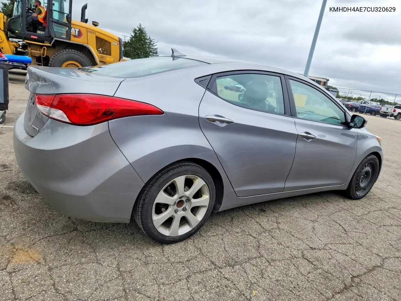 2012 HYUNDAI ELANTRA VIN KMHDH4AE7CU320629 — фото 3