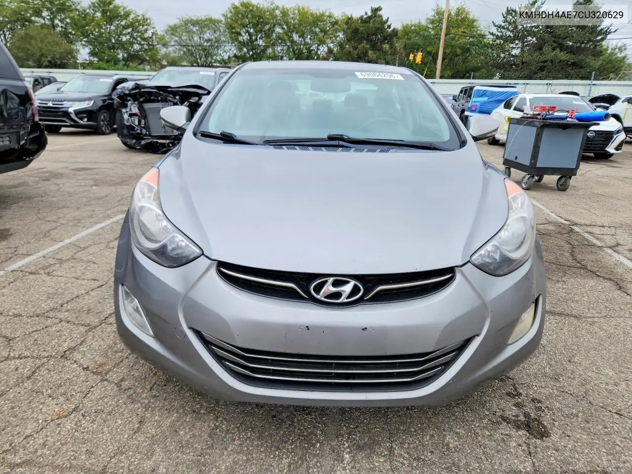 2012 HYUNDAI ELANTRA VIN KMHDH4AE7CU320629 — фото 5