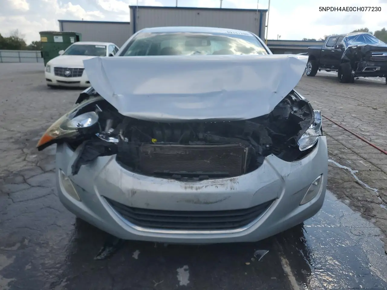2012 HYUNDAI ELANTRA VIN 5NPDH4AE0CH077230 — фото 5