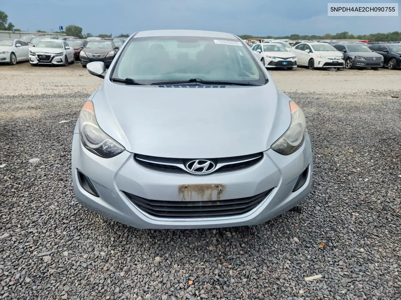 2012 HYUNDAI ELANTRA VIN 5NPDH4AE2CH090755 — фото 5