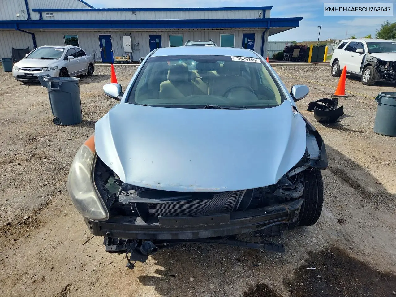 2012 HYUNDAI ELANTRA VIN KMHDH4AE8CU263647 — фото 5