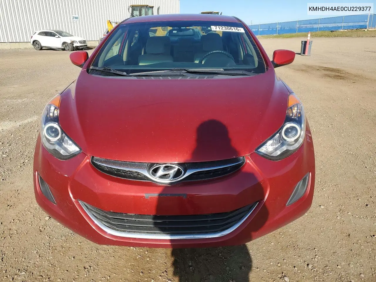 2012 HYUNDAI ELANTRA VIN KMHDH4AE0CU229377 — фото 5