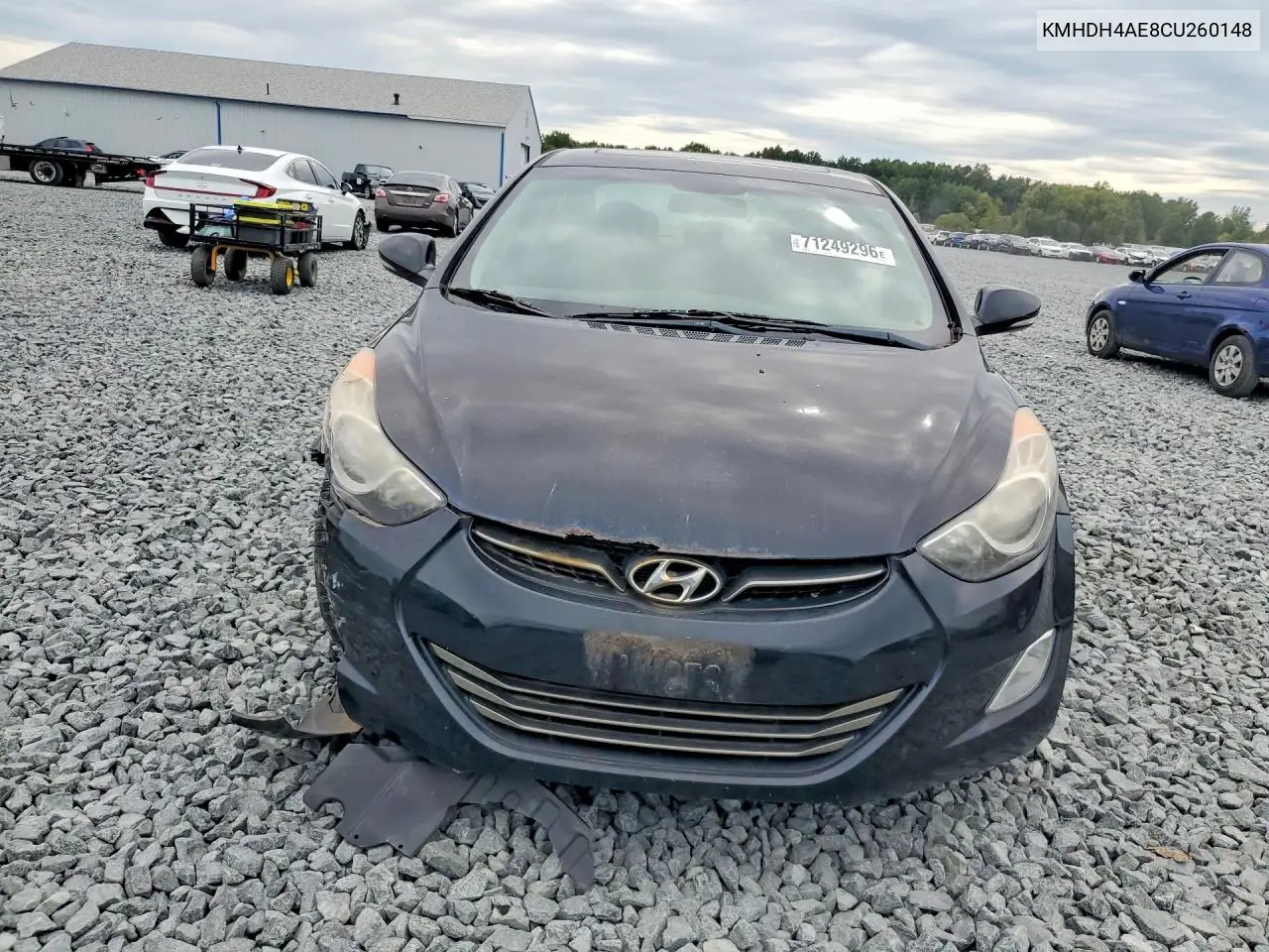 2012 HYUNDAI ELANTRA VIN KMHDH4AE8CU260148 — фото 5
