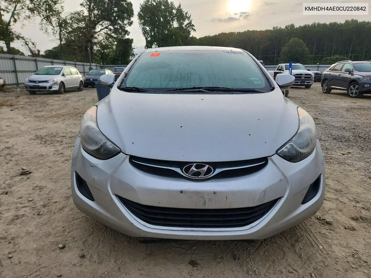2012 HYUNDAI ELANTRA VIN KMHDH4AE0CU220842 — фото 5
