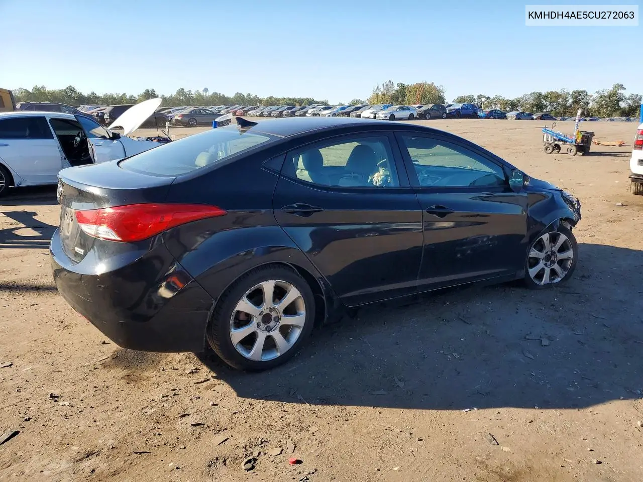 2012 HYUNDAI ELANTRA VIN KMHDH4AE5CU272063 — фото 3