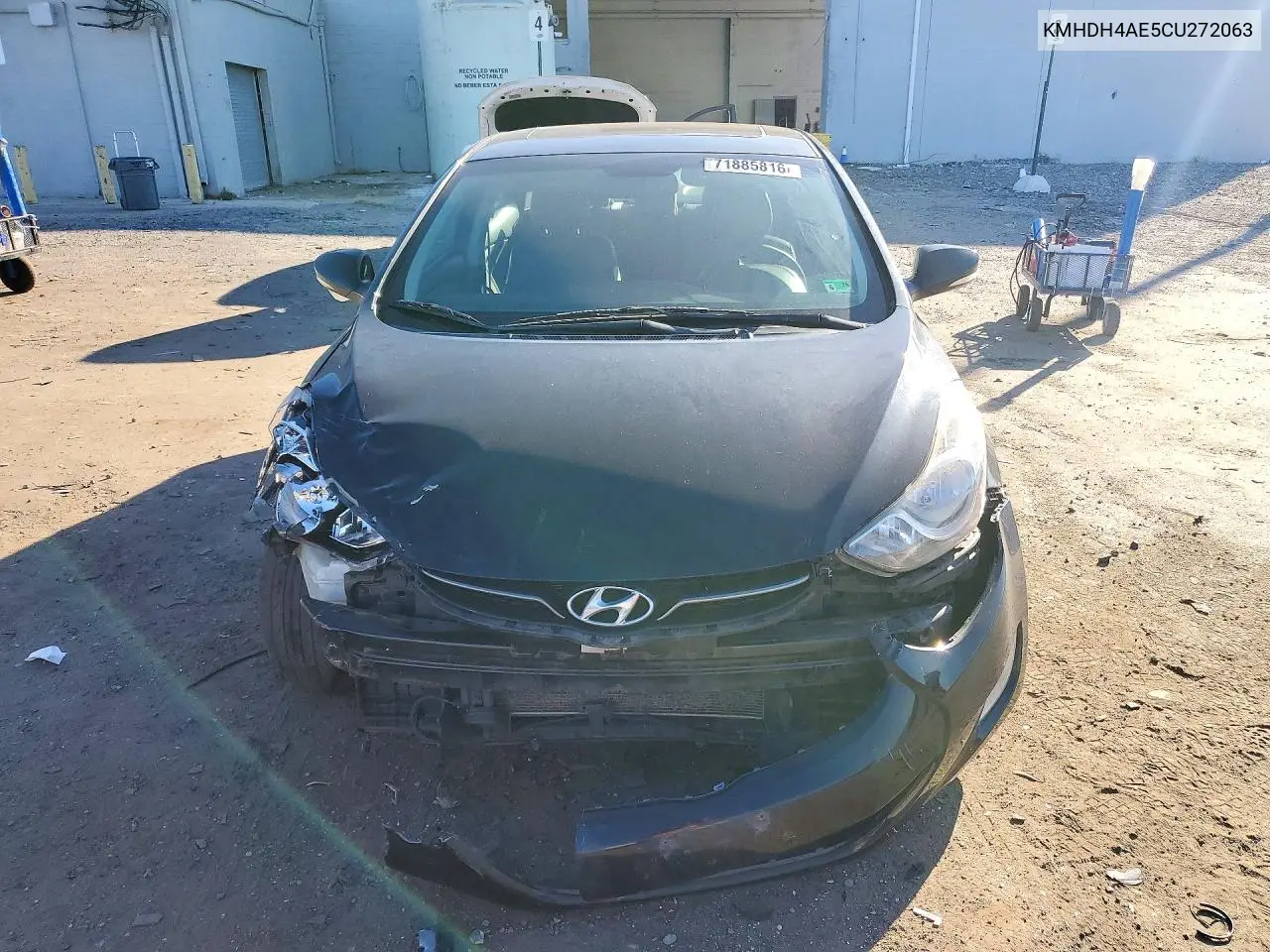 2012 HYUNDAI ELANTRA VIN KMHDH4AE5CU272063 — фото 5
