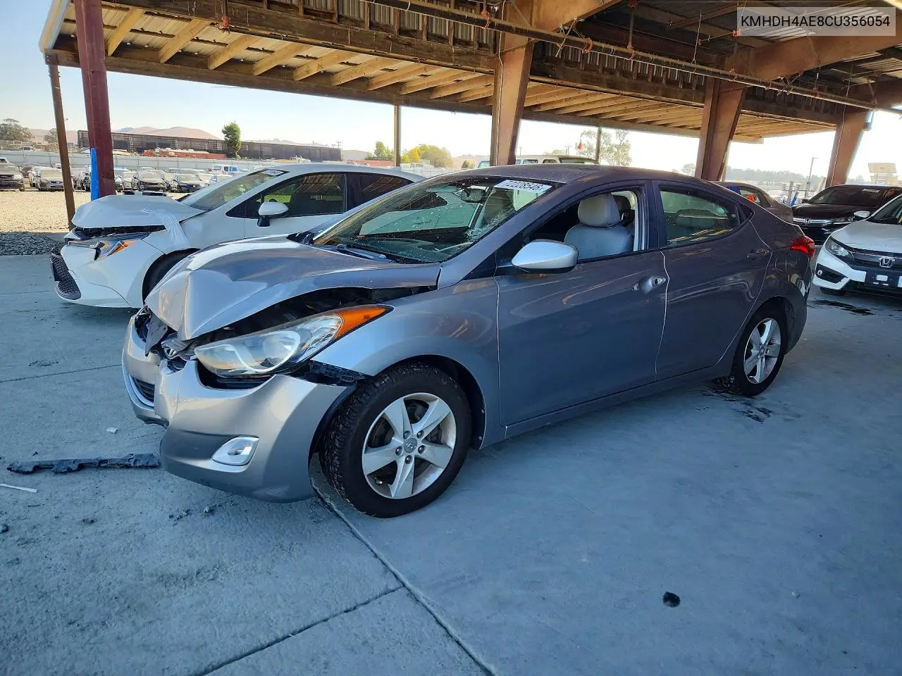HYUNDAI ELANTRA 2012, VIN KMHDH4AE8CU356054
