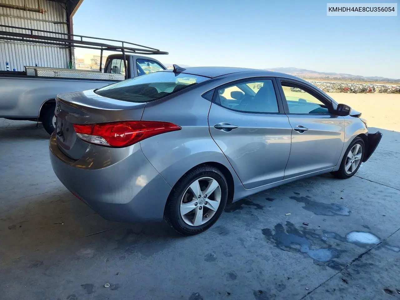2012 HYUNDAI ELANTRA VIN KMHDH4AE8CU356054 — фото 3