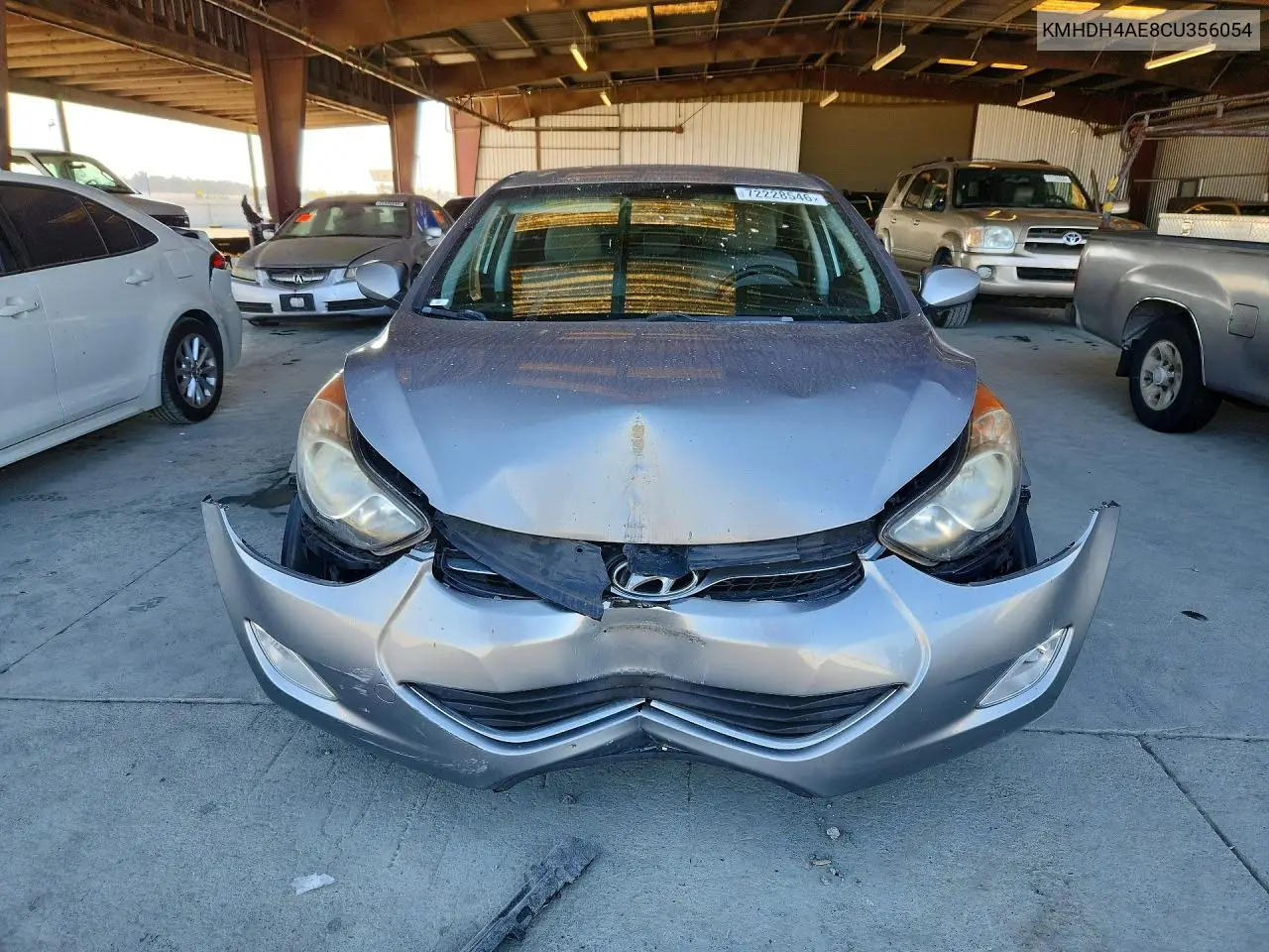 2012 HYUNDAI ELANTRA VIN KMHDH4AE8CU356054 — фото 5