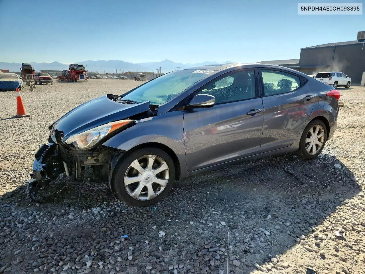 HYUNDAI ELANTRA 2012, VIN 5NPDH4AE0CH093895