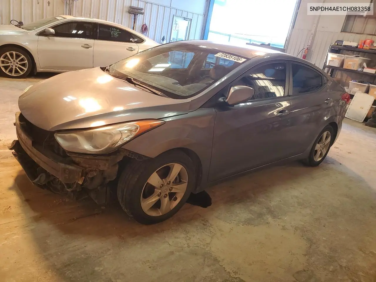 HYUNDAI ELANTRA 2012, VIN 5NPDH4AE1CH083358
