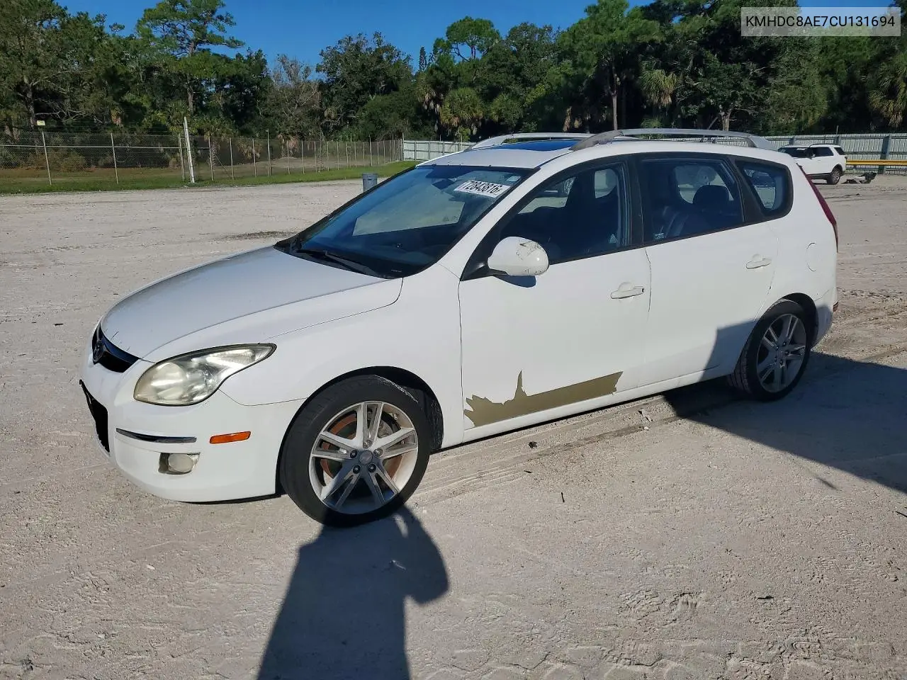 HYUNDAI ELANTRA 2012, VIN KMHDC8AE7CU131694