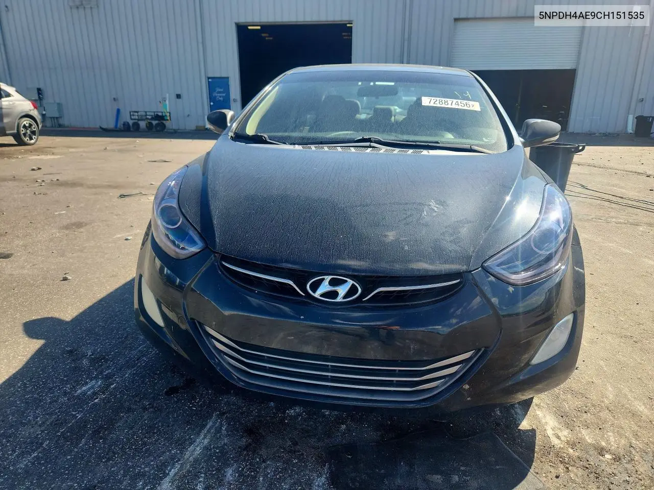2012 HYUNDAI ELANTRA VIN 5NPDH4AE9CH151535 — фото 5