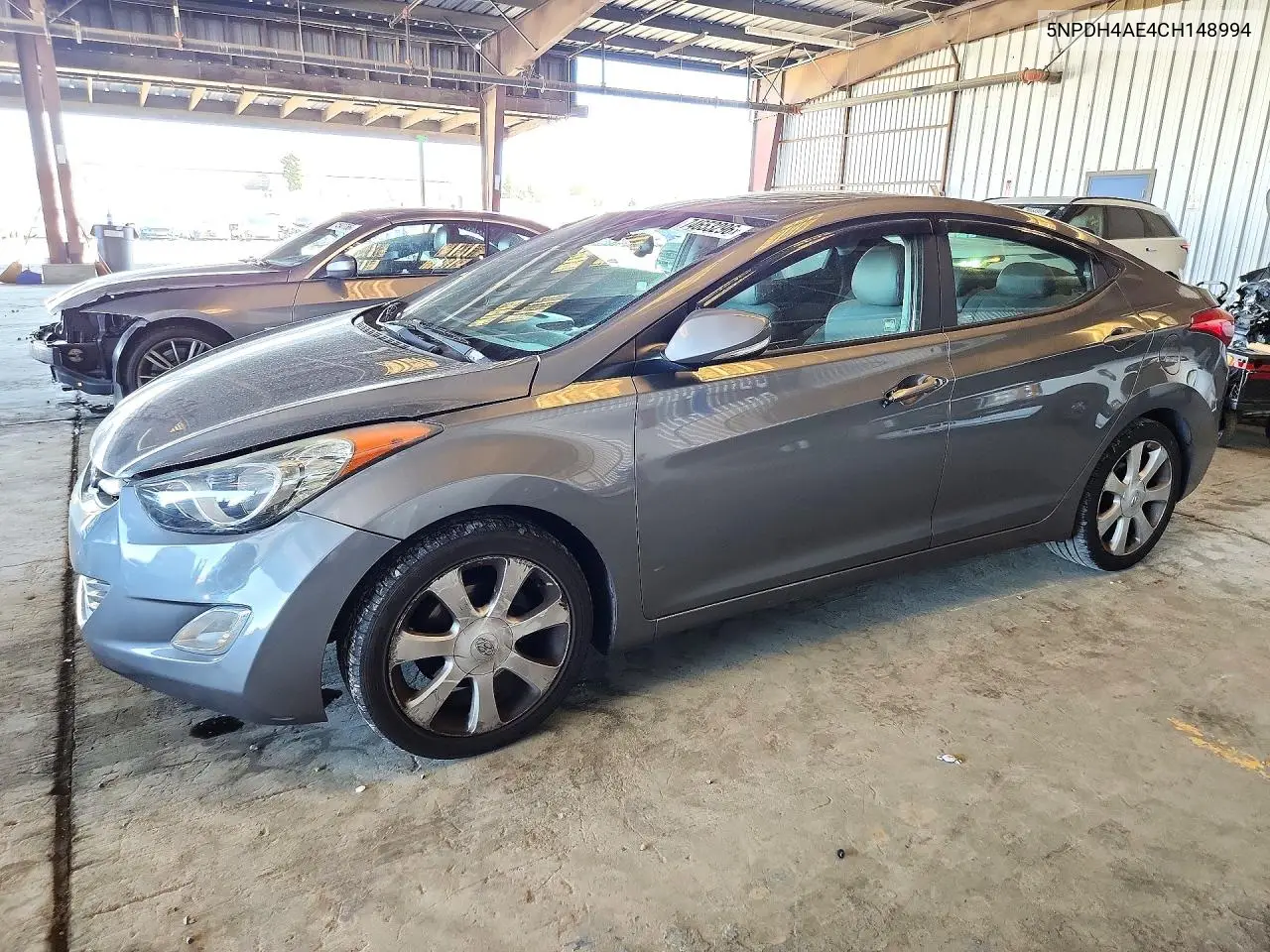 HYUNDAI ELANTRA 2012, VIN 5NPDH4AE4CH148994