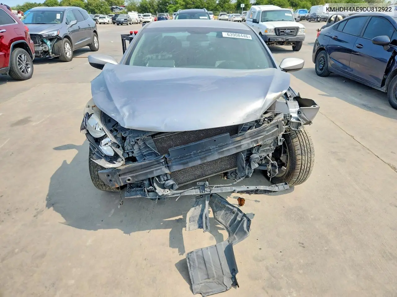 2013 HYUNDAI ELANTRA VIN KMHDH4AE9DU812922 — фото 5