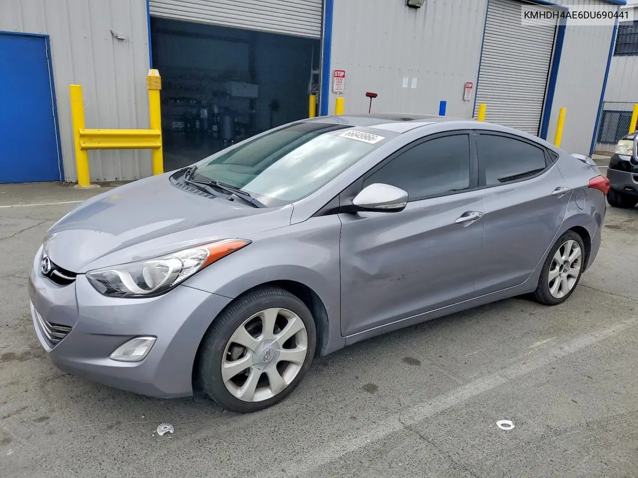 HYUNDAI ELANTRA 2013, VIN KMHDH4AE6DU690441