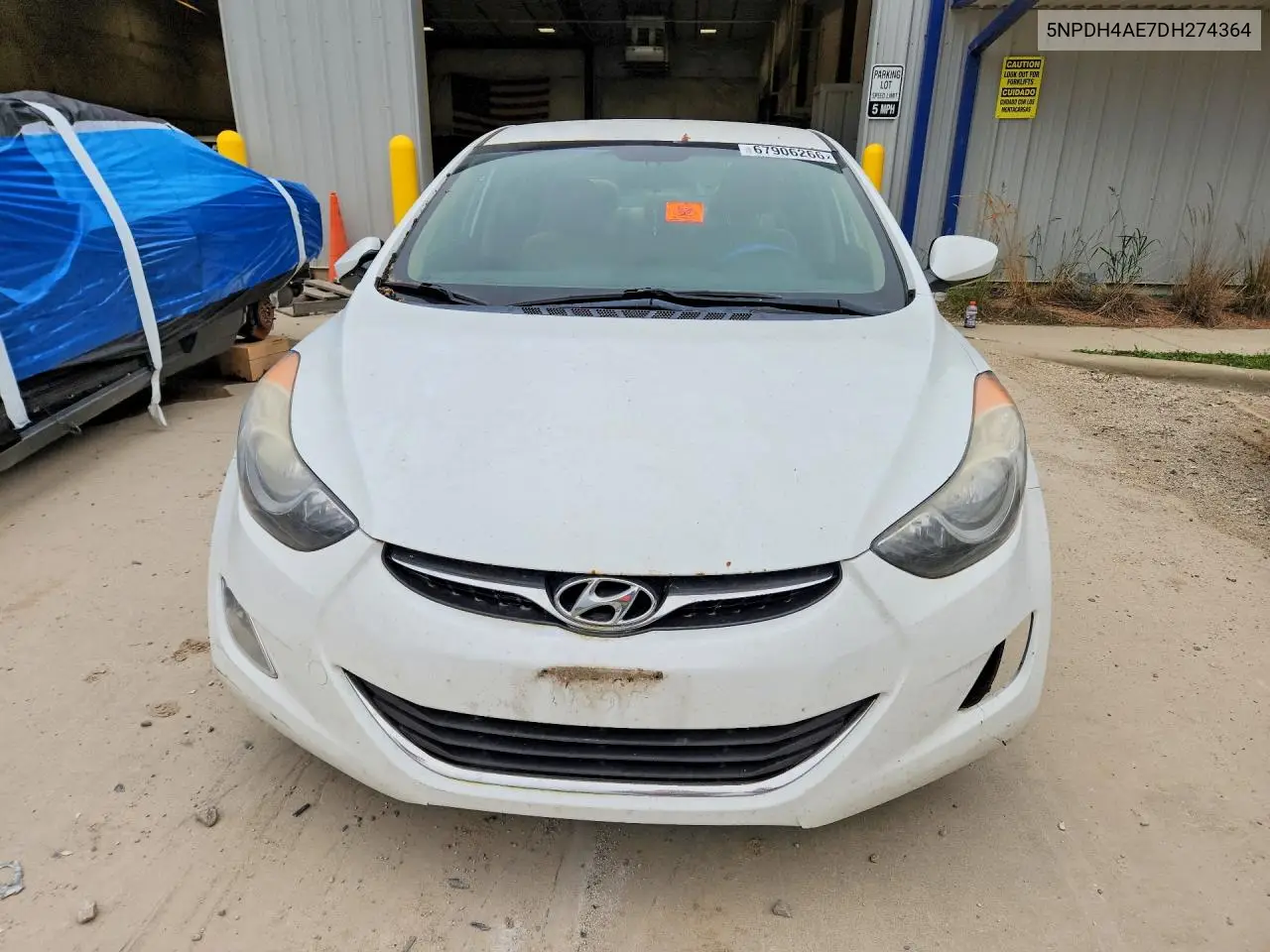 2013 HYUNDAI ELANTRA VIN 5NPDH4AE7DH274364 — фото 5