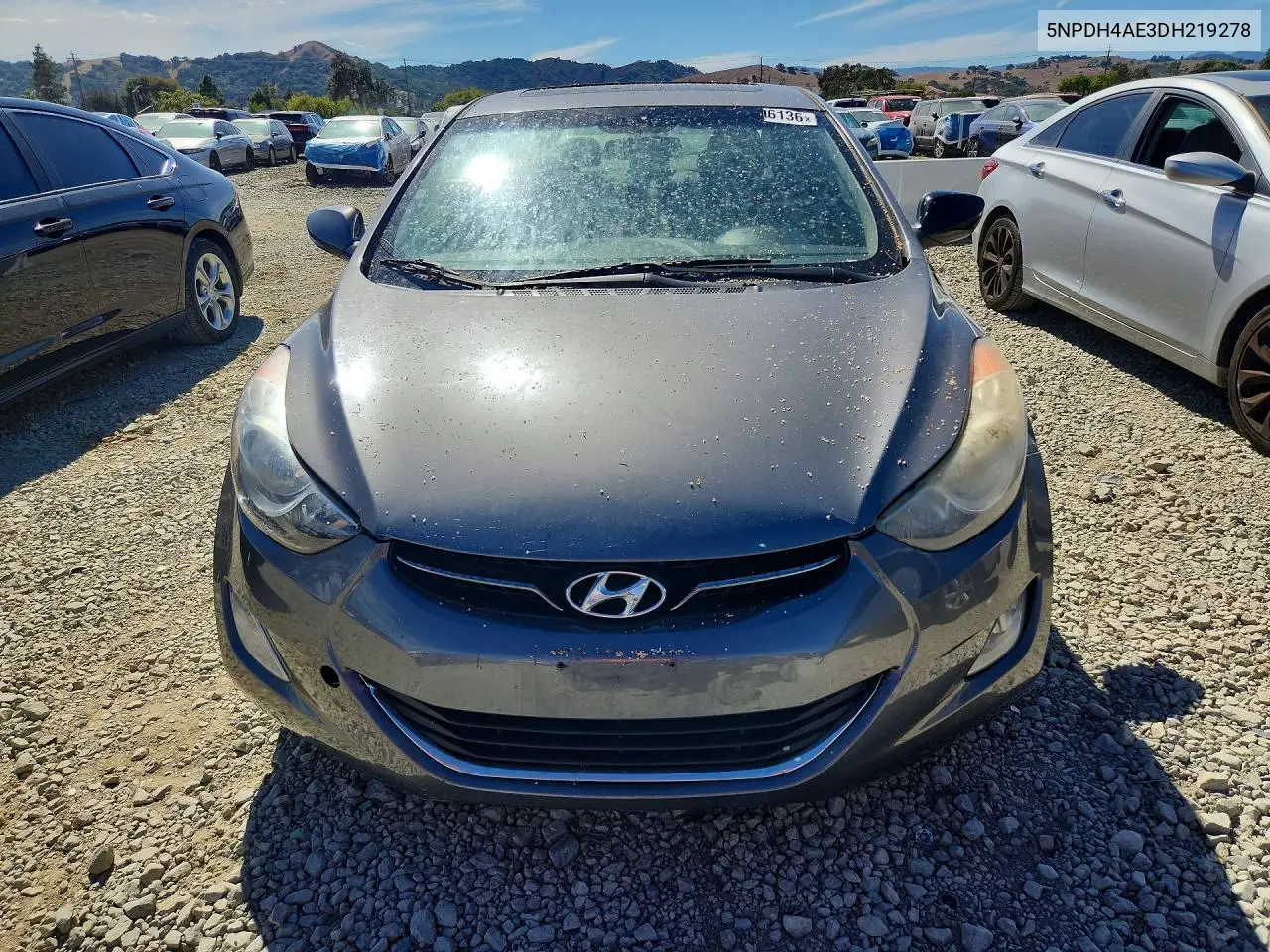 2013 HYUNDAI ELANTRA VIN 5NPDH4AE3DH219278 — фото 5