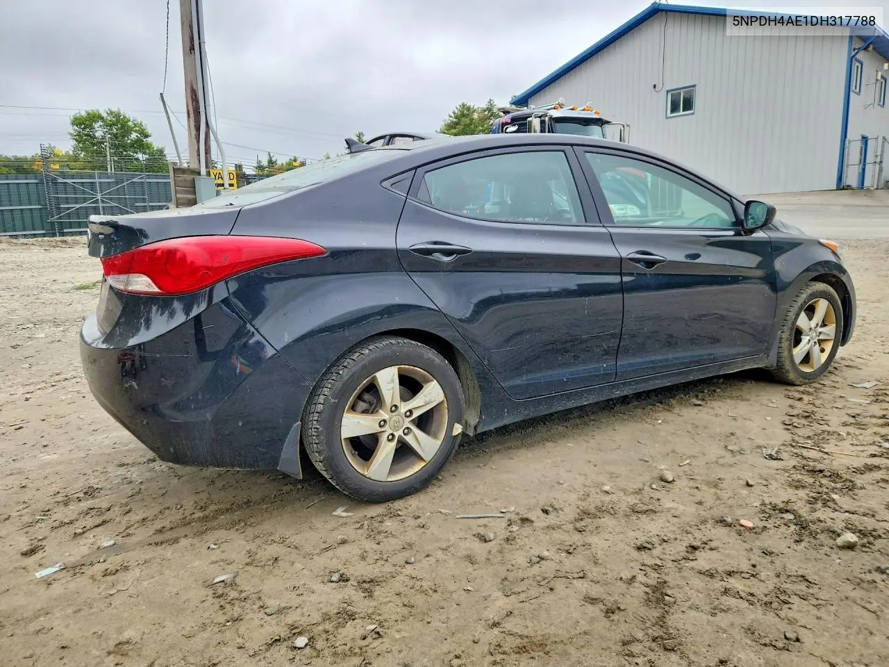 2013 HYUNDAI ELANTRA VIN 5NPDH4AE1DH317788 — фото 3