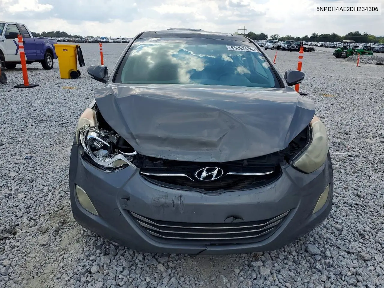 2013 HYUNDAI ELANTRA VIN 5NPDH4AE2DH234306 — фото 5