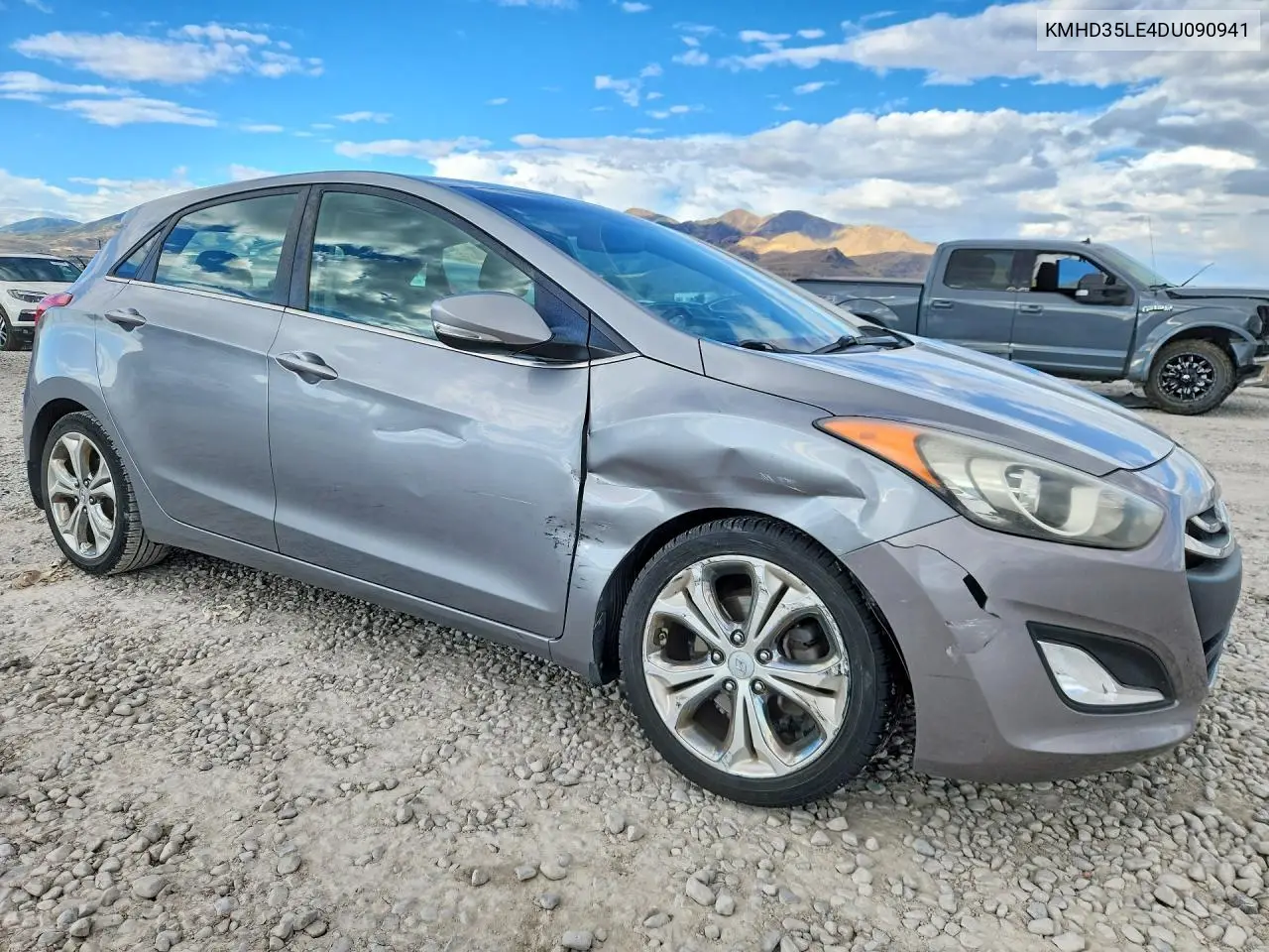 2013 HYUNDAI ELANTRA VIN KMHD35LE4DU090941 — фото 4