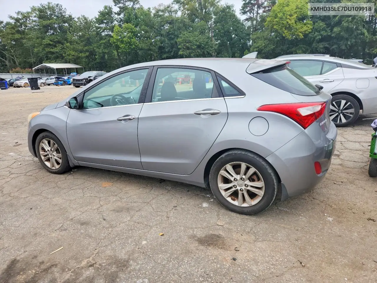 2013 HYUNDAI ELANTRA VIN KMHD35LE7DU109918 — фото 2