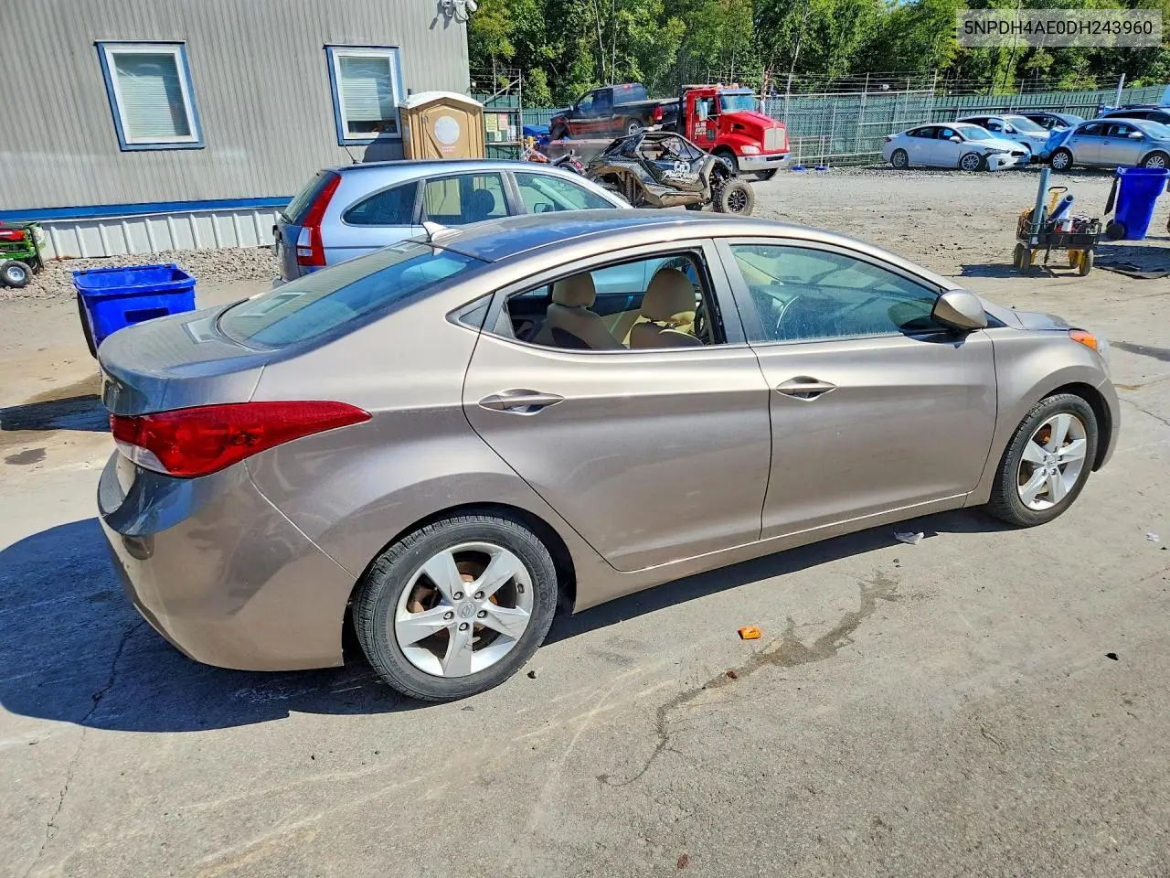 2013 HYUNDAI ELANTRA VIN 5NPDH4AE0DH243960 — фото 3